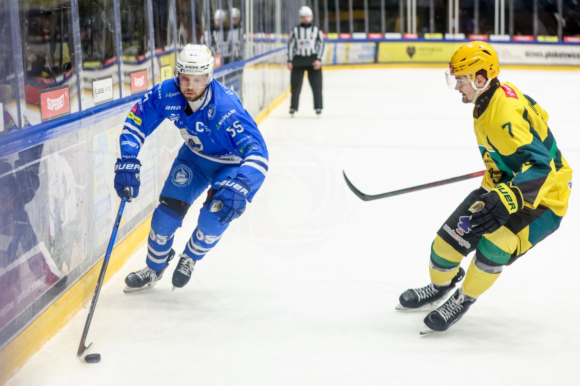 Sport: THL. GKS Katowice - KS Unia Oswiecim. - Agencja Fotograficzna